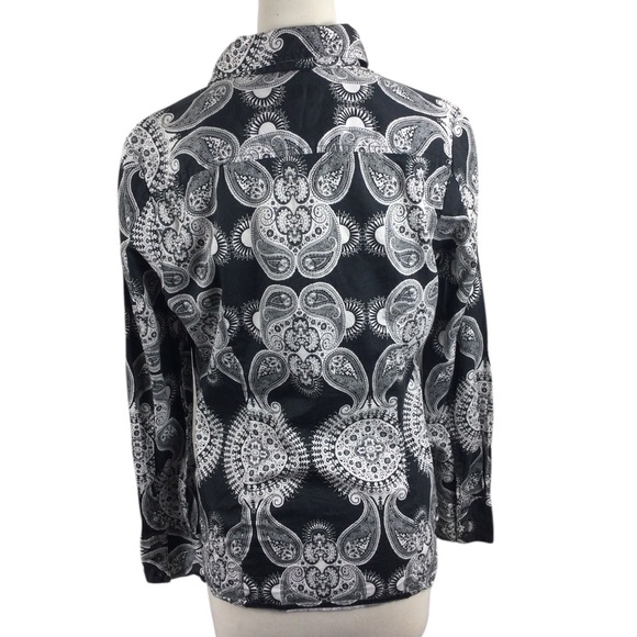 Tommy Hilfiger Paisley Button-Up Shirt, Size M - Picture 2 of 7